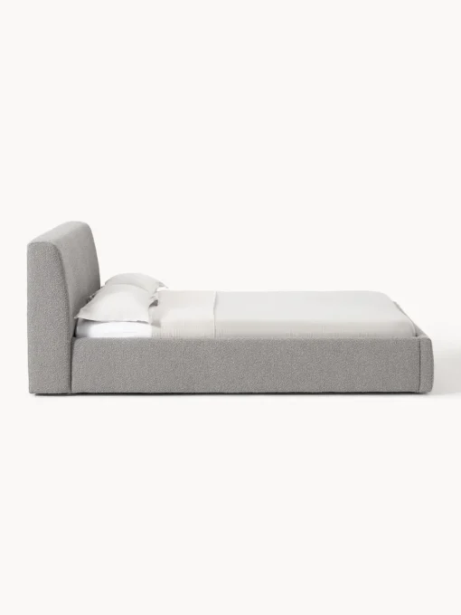 Online Cama tapizada en tejido bouclé Cloud Camas Tapizadas|Camas