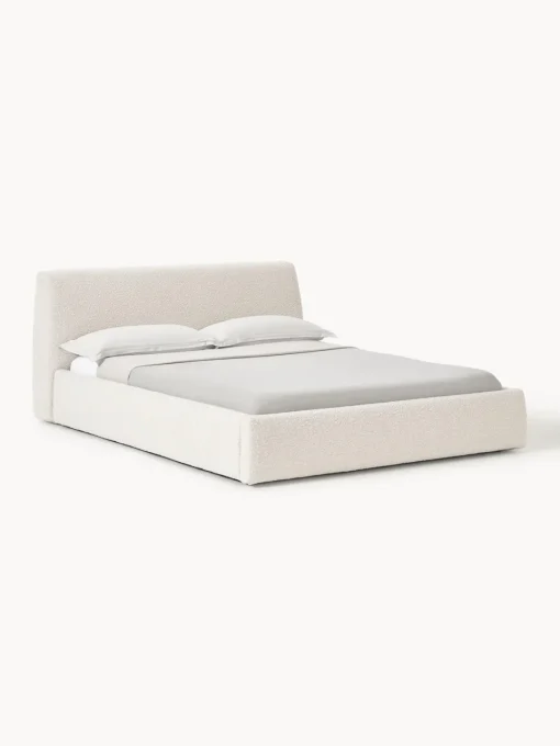 Discount Cama tapizada en tejido bouclé Cloud Camas Tapizadas|Camas