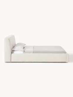 Discount Cama tapizada en tejido bouclé Cloud Camas Tapizadas|Camas
