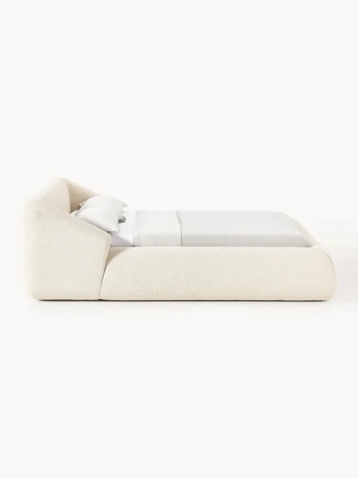 Sale Cama tapizada en tejido bouclé Sofia Camas Tapizadas|Camas