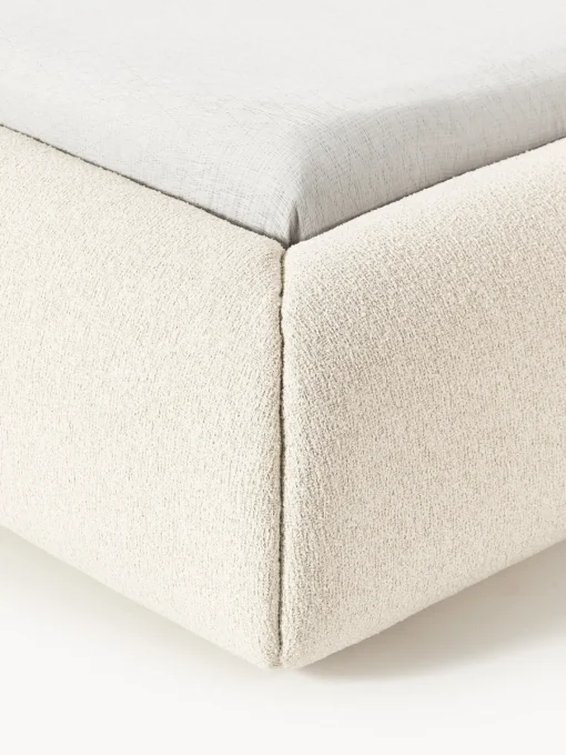 Sale Cama tapizada en tejido bouclé Sofia Camas Tapizadas|Camas