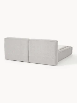 Camas Tapizadas|Camas></noscript>Westwing Collection Cama tapizada en tejido bouclé con espacio de almacenamiento Lennon Bouclé gris
