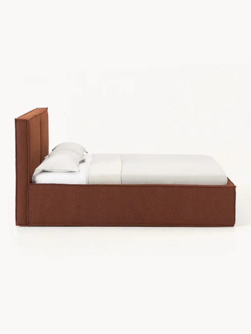 Discount Cama tapizada en tejido bouclé Dream Camas Tapizadas|Camas