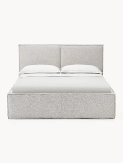 Camas Tapizadas|Camas></noscript>Westwing Collection Cama tapizada en tejido bouclé Dream Bouclé taupe