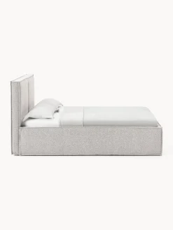 Camas Tapizadas|Camas></noscript>Westwing Collection Cama tapizada en tejido bouclé Dream Bouclé taupe
