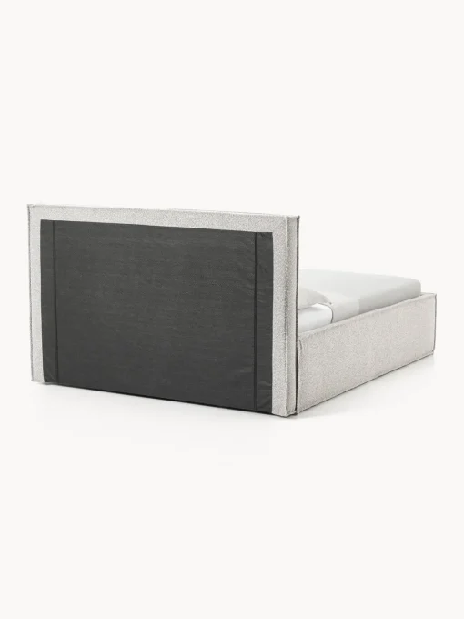 Camas Tapizadas|Camas>Westwing Collection Cama tapizada en tejido bouclé Dream Bouclé taupe