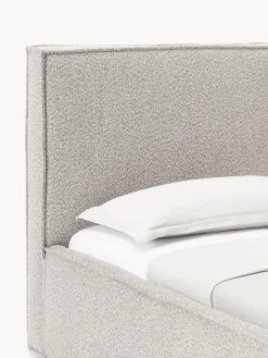 Hot Cama tapizada en tejido bouclé con espacio de almacenamiento Dream Camas Tapizadas|Camas