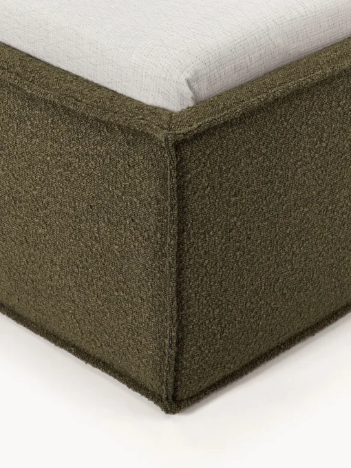 New Cama tapizada en tejido bouclé con espacio de almacenamiento Dream Camas Tapizadas|Camas