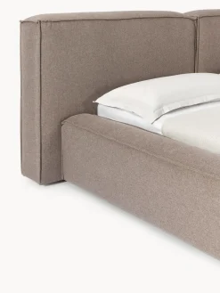 Camas Tapizadas|Camas></noscript>Westwing Collection Cama tapizada Lennon Tejido taupe