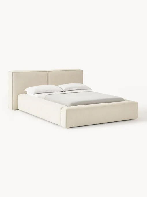Discount Cama tapizada Lennon, con espacio de almacenamiento Camas Tapizadas|Camas