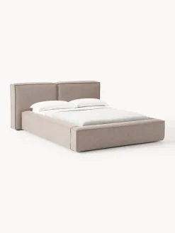 Outlet Cama tapizada Lennon, con espacio de almacenamiento Camas Tapizadas|Camas
