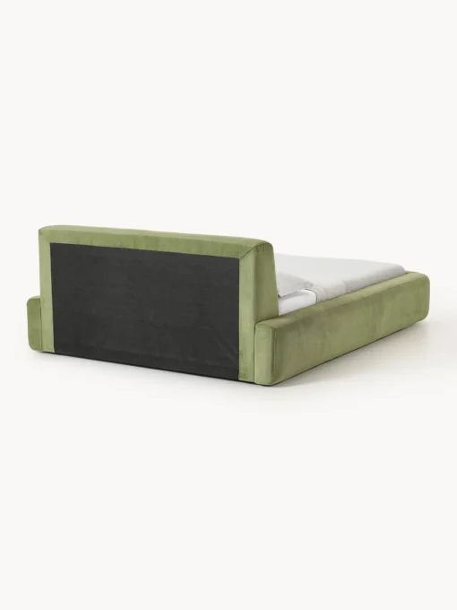 Camas Tapizadas|Camas>Westwing Collection Cama tapizada Melva Pana verde oliva