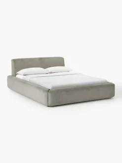 Camas Tapizadas|Camas>Westwing Collection Cama tapizada Melva Pana gris
