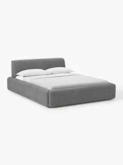 New Cama tapizada Melva, con espacio de almacenamiento Camas Tapizadas|Camas