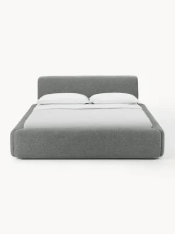 New Cama tapizada Melva, con espacio de almacenamiento Camas Tapizadas|Camas