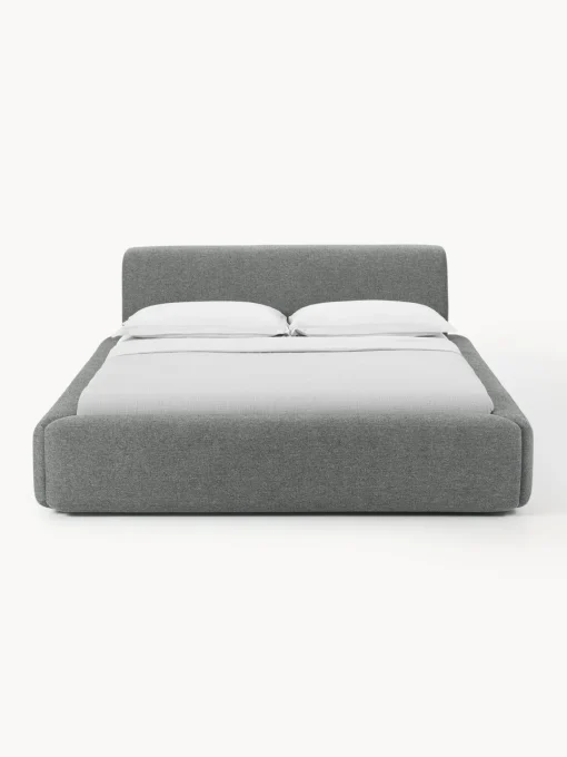 New Cama tapizada Melva, con espacio de almacenamiento Camas Tapizadas|Camas