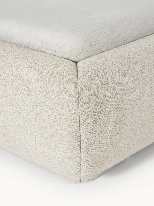 Discount Cama tapizada redondeada en tejido bouclé Alba Camas Tapizadas|Camas