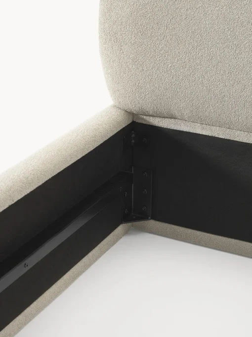 Discount Cama tapizada redondeada en tejido bouclé Alba Camas Tapizadas|Camas