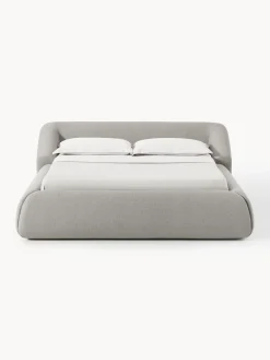 Camas Tapizadas|Camas></noscript>Westwing Collection Cama tapizada Sofia Tejido gris