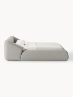 Camas Tapizadas|Camas></noscript>Westwing Collection Cama tapizada Sofia Tejido gris