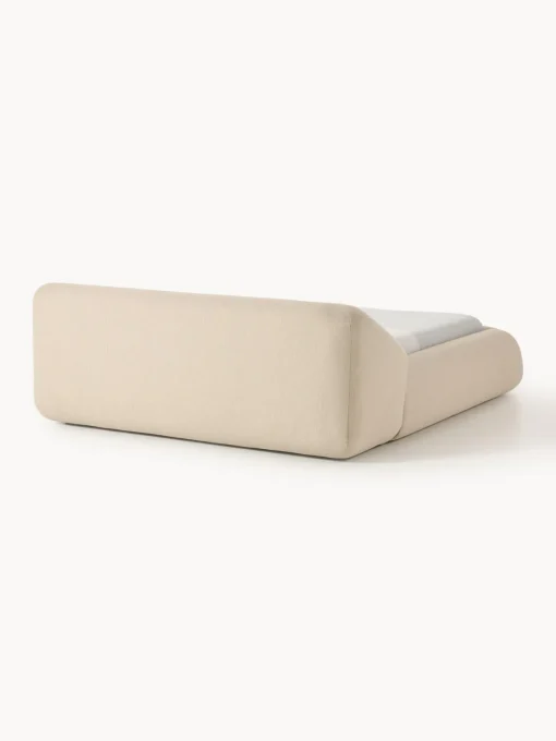 Camas Tapizadas|Camas>Westwing Collection Cama tapizada Sofia Tejido grueso beige claro