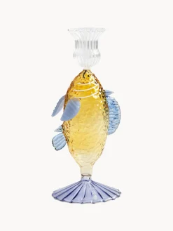 Jarrones|Velas Y Candelabros>&k Amsterdam Candelabro artesanal de vidrio borosilicato Fish