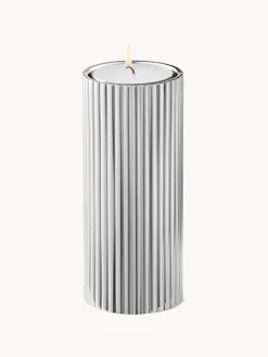 New Candelabro con relieves Bernadotte, 11 cm Portavelas|Jarrones