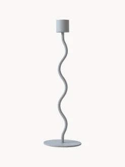 Candelabros|Jarrones>Cooee Design Candelabro Curved, 26 cm Azul claro