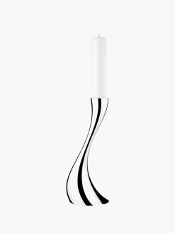 Outlet Candelabro de acero inoxidable con forma orgánica Cobra, 40 cm Candelabros|Velas Y Candelabros