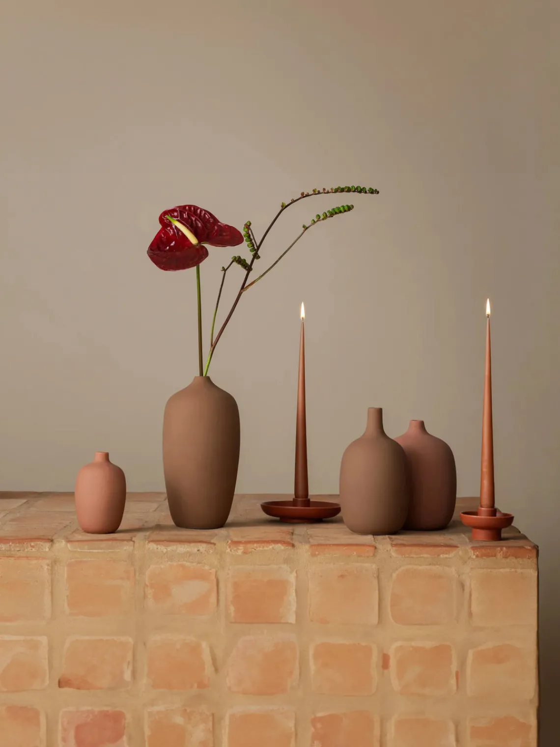 Outlet Candelabro de cerámica Vela Candelabros|Jarrones