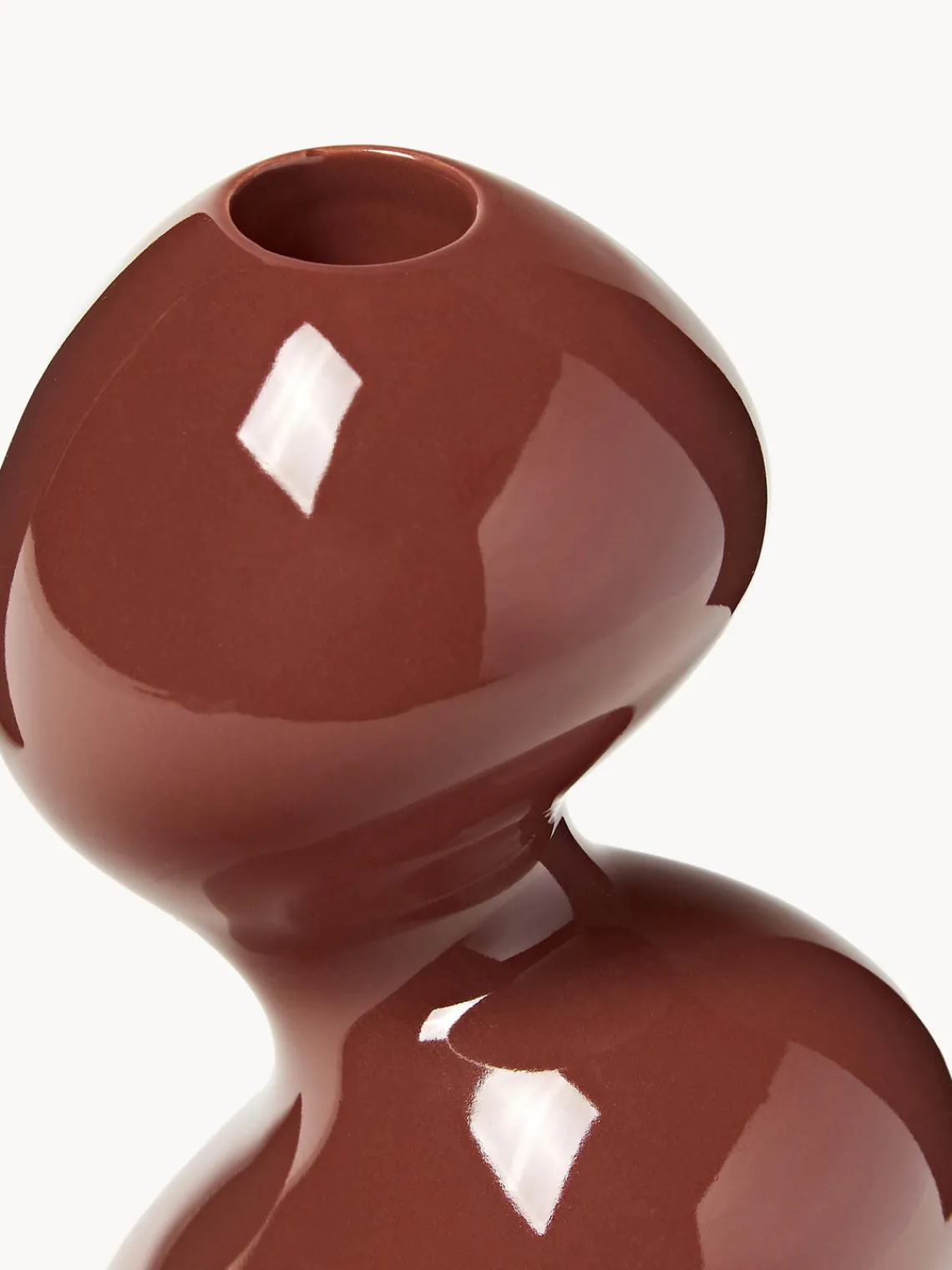 Candelabros|Jarrones>Westwing Collection Candelabro de gres Madhuri Rojo óxido