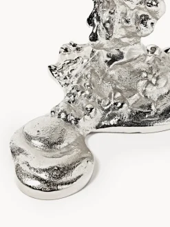 Candelabros|Jarrones></noscript>POLSPOTTEN Candelabro de metal Drip Plateado
