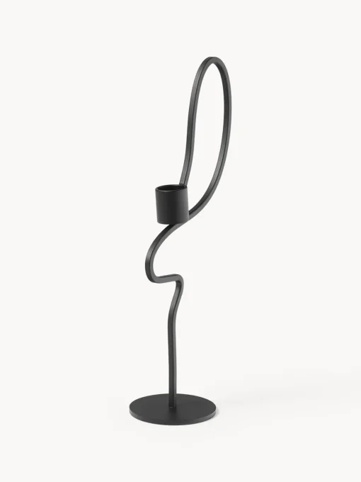 Candelabros|Jarrones>Ferm Living Candelabro de metal Valse Negro