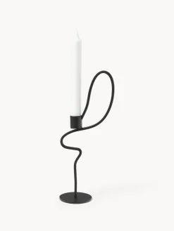 Candelabros|Jarrones></noscript>Ferm Living Candelabro de metal Valse Negro