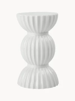Candelabro de porcelana con relieves Tura Candelabros|Jarrones