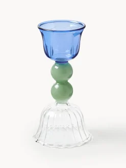 Hot Candelabro de vidrio borosilicato Perle Candelabros|Jarrones