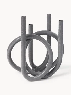 Candelabros|Jarrones></noscript>Westwing Collection Candelabro Naia Gris oscuro