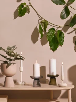 Candelabros|Jarrones>iittala Candelabro Nappula, 18 cm Blanco