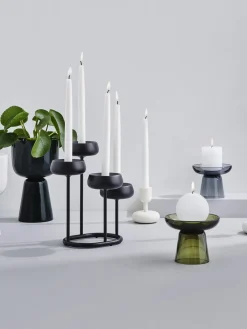 Candelabros|Jarrones>iittala Candelabro Nappula, 11 cm Blanco