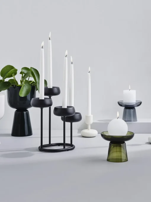 Candelabros|Jarrones>iittala Candelabro Nappula, 11 cm Blanco