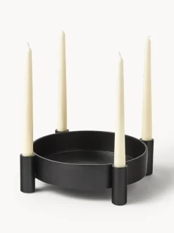 Candelabros|Jarrones></noscript>Broste Copenhagen Candelabro Silke Negro mate