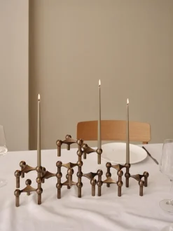 Candelabros|Jarrones>STOFF Nagel Candelabro Latón mate