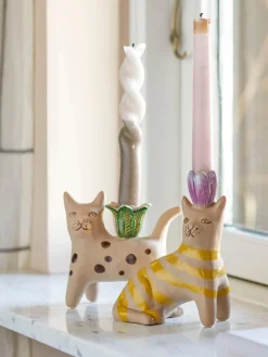 New Candelabros artesanales Mamie, 2 uds. Candelabros|Velas Y Candelabros