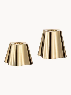 Outlet Candelabros de latón Alvar Aalto, 2 uds. Candelabros|Jarrones