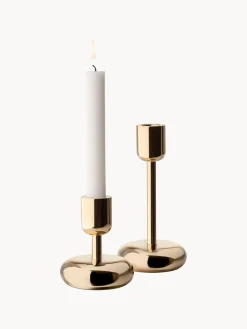 Candelabros|Jarrones></noscript>iittala Candelabros de latón Nappula, 2 uds.