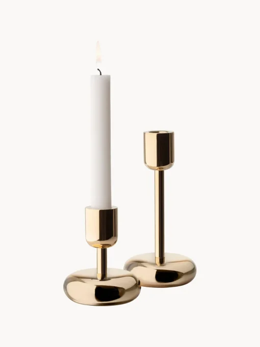 Candelabros|Jarrones>iittala Candelabros de latón Nappula, 2 uds.
