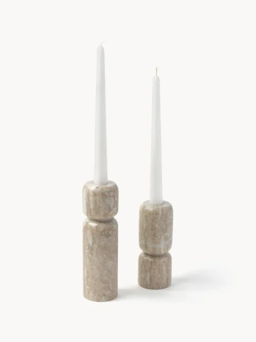 Online Candelabros de mármol Como, 2 uds. Candelabros|Jarrones