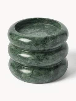 Candelabros|Jarrones></noscript>Westwing Collection Candelabros de mármol Orta, 2 uds. Mármol verde oscuro
