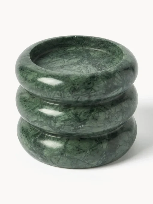 Candelabros|Jarrones>Westwing Collection Candelabros de mármol Orta, 2 uds. Mármol verde oscuro