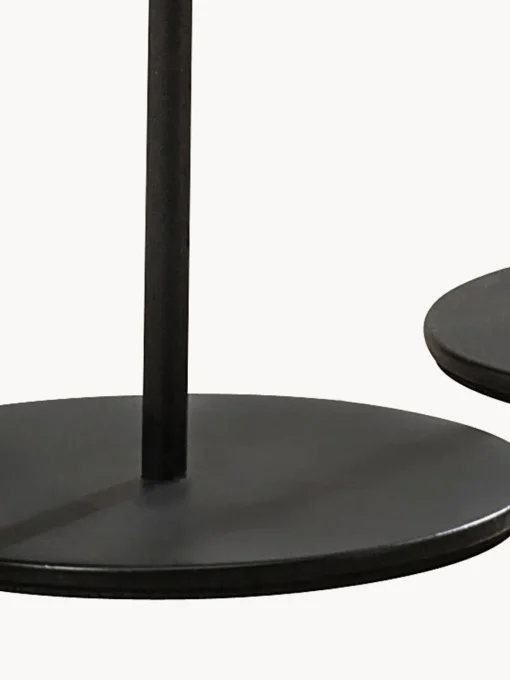 Candelabros|Jarrones> Candelabros Malte, 3 uds. Negro